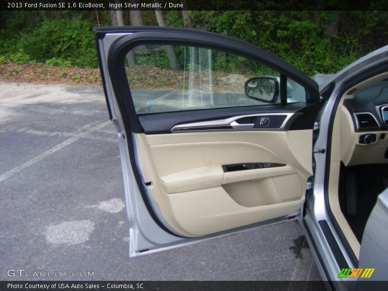 Ingot Silver Metallic / Dune 2013 Ford Fusion SE 1.6 EcoBoost