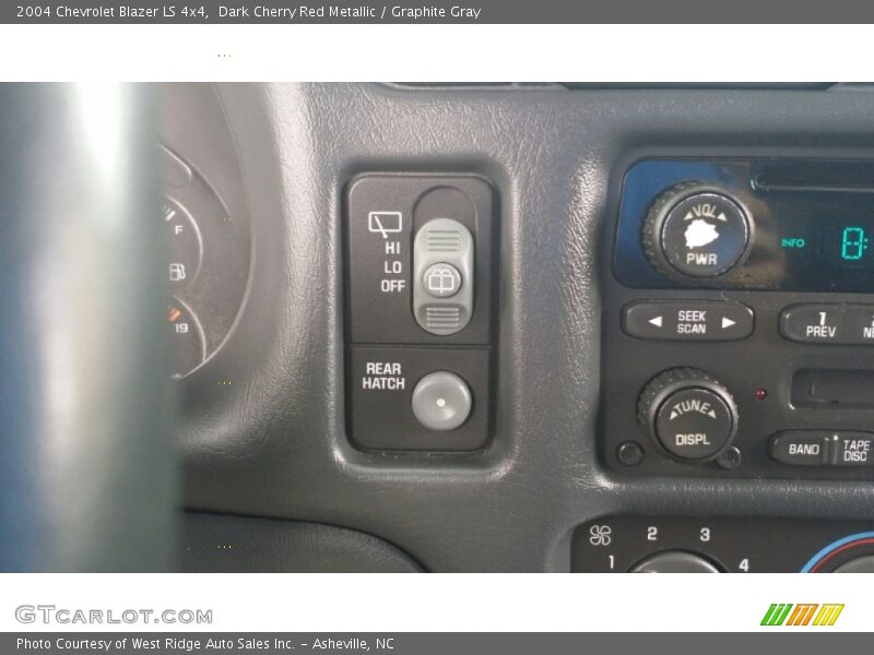 Dark Cherry Red Metallic / Graphite Gray 2004 Chevrolet Blazer LS 4x4