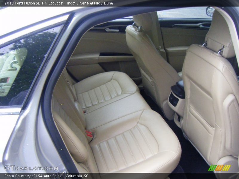 Ingot Silver Metallic / Dune 2013 Ford Fusion SE 1.6 EcoBoost
