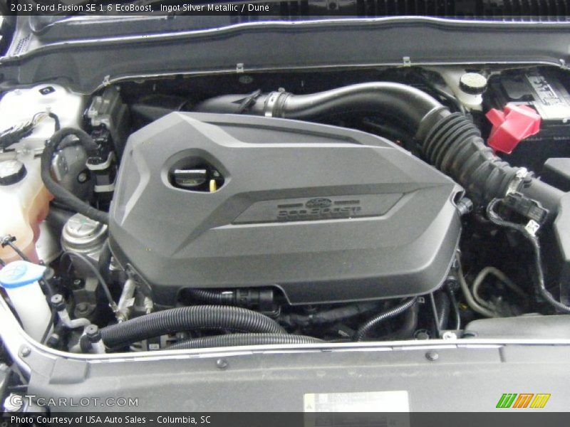 Ingot Silver Metallic / Dune 2013 Ford Fusion SE 1.6 EcoBoost