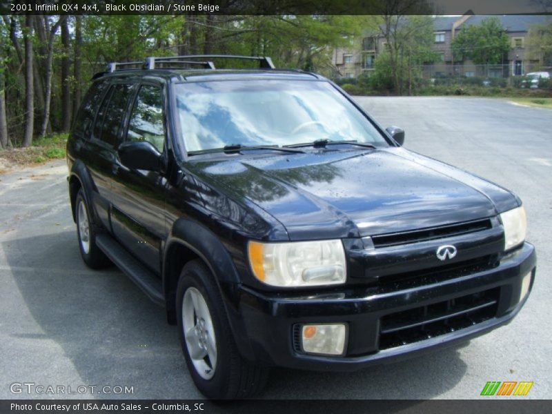 Black Obsidian / Stone Beige 2001 Infiniti QX4 4x4