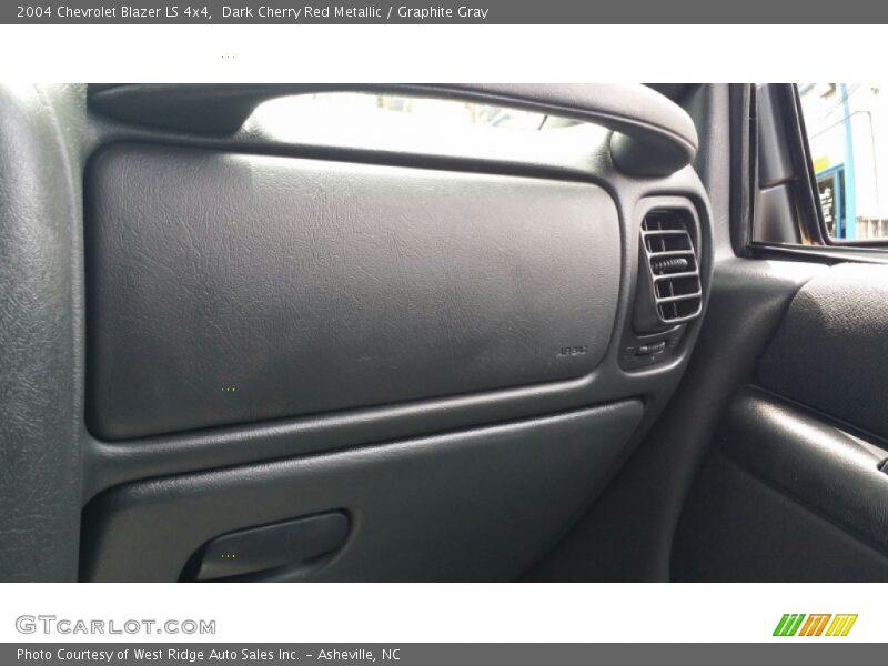 Dark Cherry Red Metallic / Graphite Gray 2004 Chevrolet Blazer LS 4x4