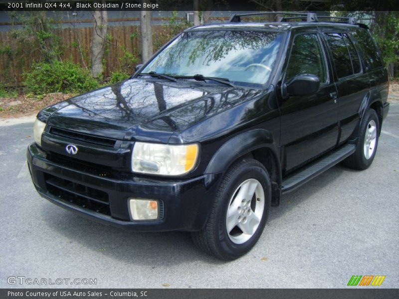 Black Obsidian / Stone Beige 2001 Infiniti QX4 4x4