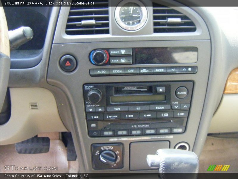 Black Obsidian / Stone Beige 2001 Infiniti QX4 4x4