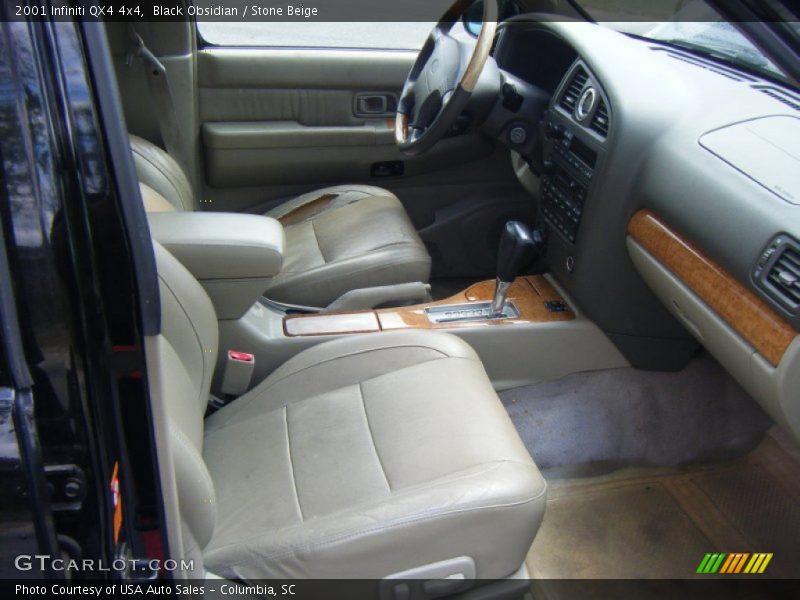 Black Obsidian / Stone Beige 2001 Infiniti QX4 4x4