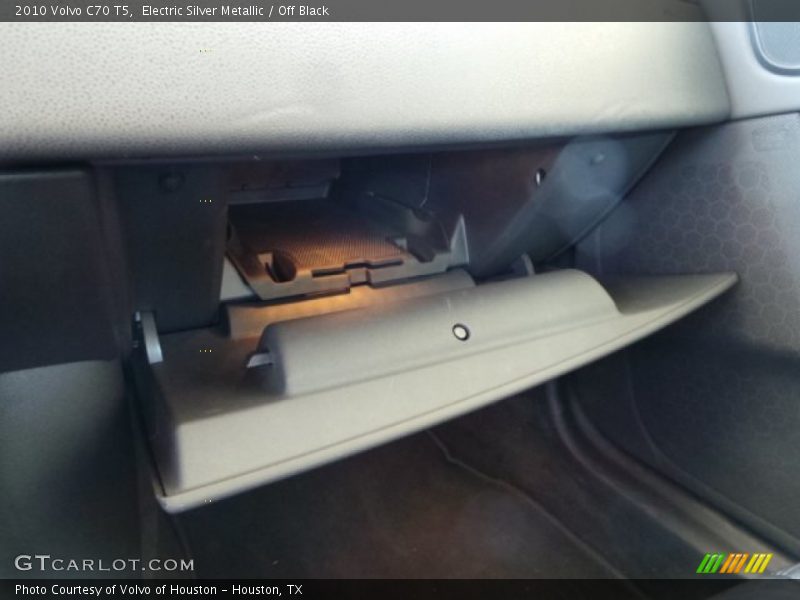 Electric Silver Metallic / Off Black 2010 Volvo C70 T5