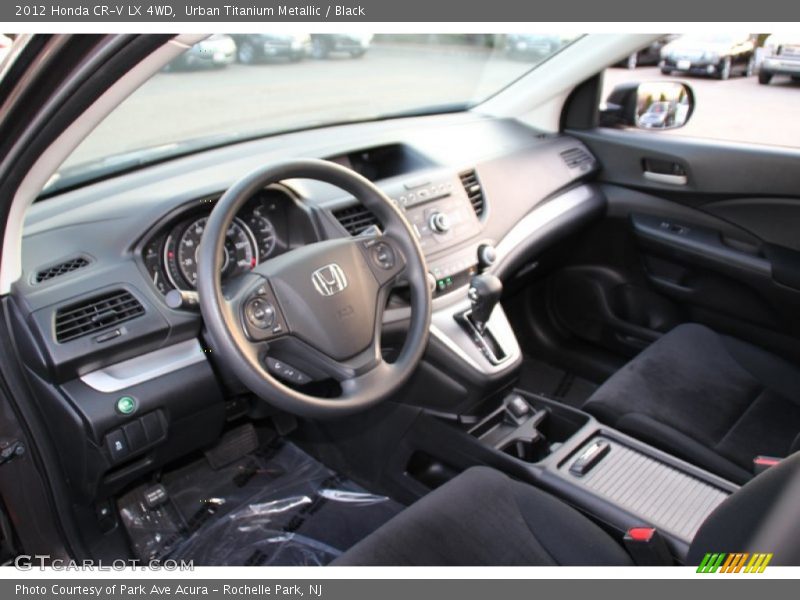 Urban Titanium Metallic / Black 2012 Honda CR-V LX 4WD