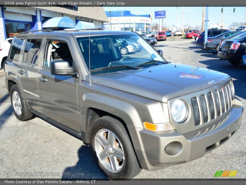 Light Khaki Metallic / Dark Slate Gray 2008 Jeep Patriot Sport 4x4