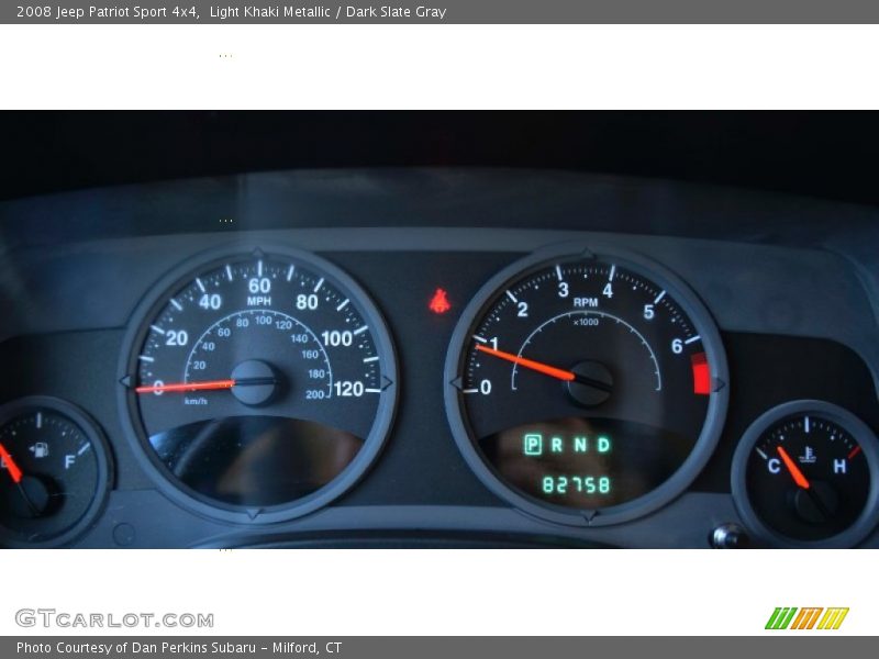 Light Khaki Metallic / Dark Slate Gray 2008 Jeep Patriot Sport 4x4