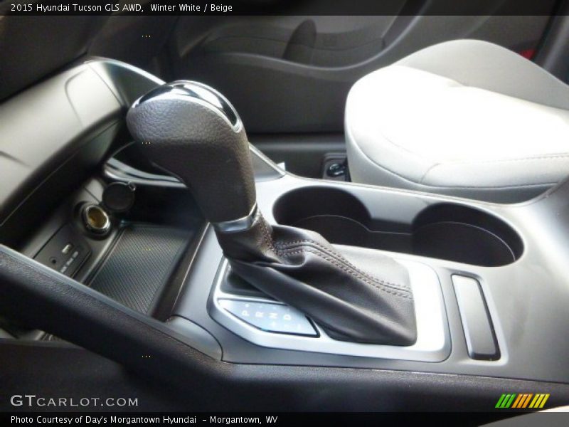Winter White / Beige 2015 Hyundai Tucson GLS AWD