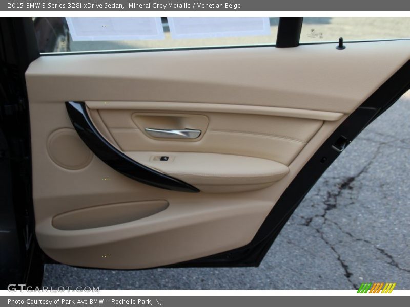 Mineral Grey Metallic / Venetian Beige 2015 BMW 3 Series 328i xDrive Sedan