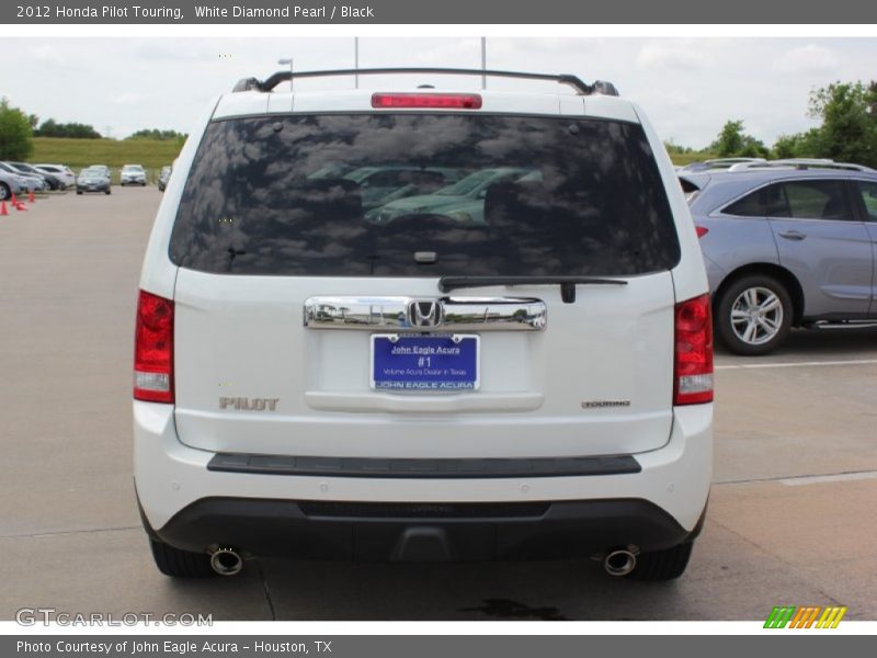 White Diamond Pearl / Black 2012 Honda Pilot Touring