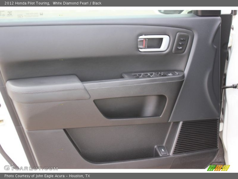 White Diamond Pearl / Black 2012 Honda Pilot Touring
