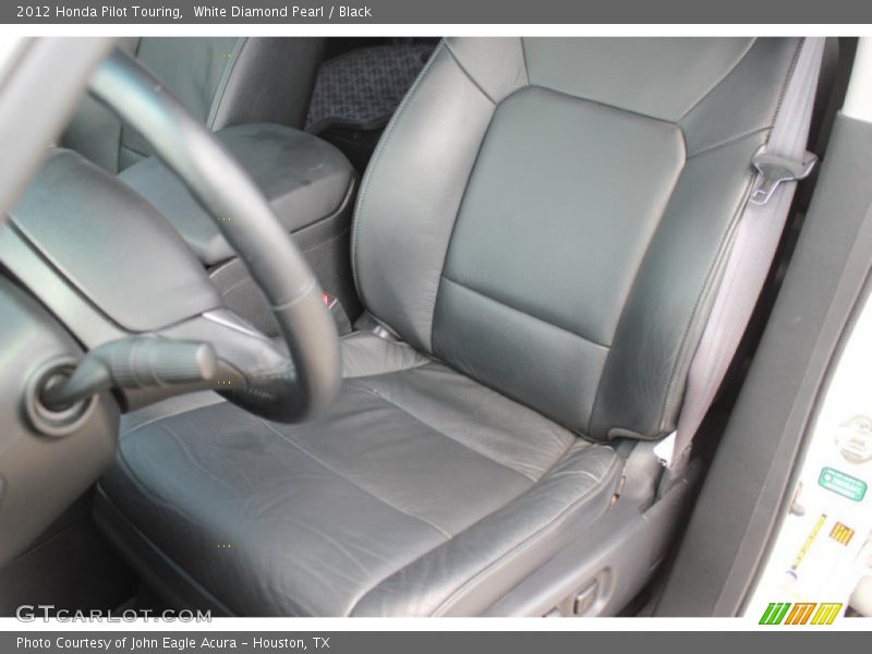 White Diamond Pearl / Black 2012 Honda Pilot Touring