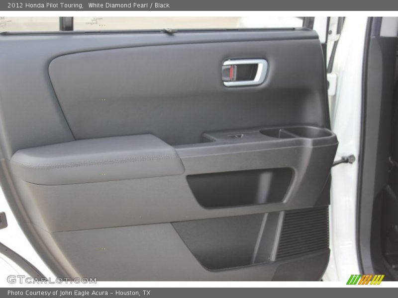 White Diamond Pearl / Black 2012 Honda Pilot Touring