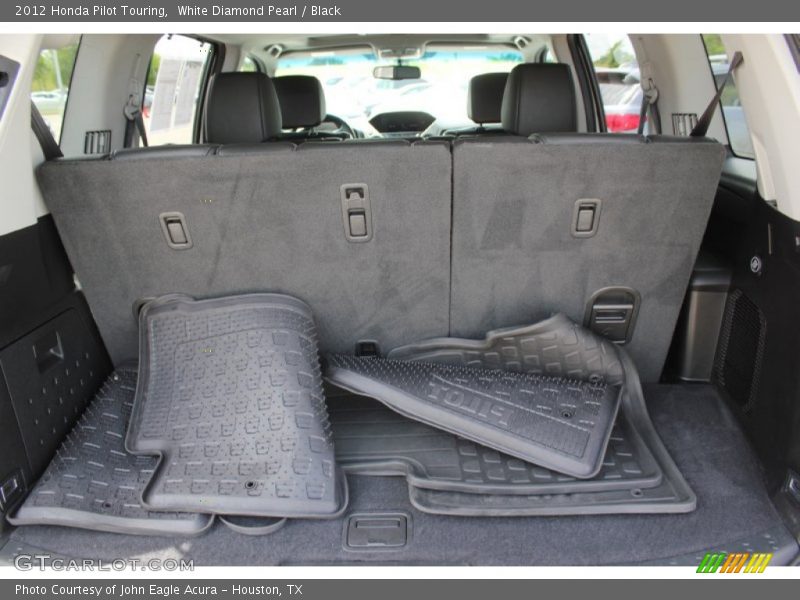 White Diamond Pearl / Black 2012 Honda Pilot Touring