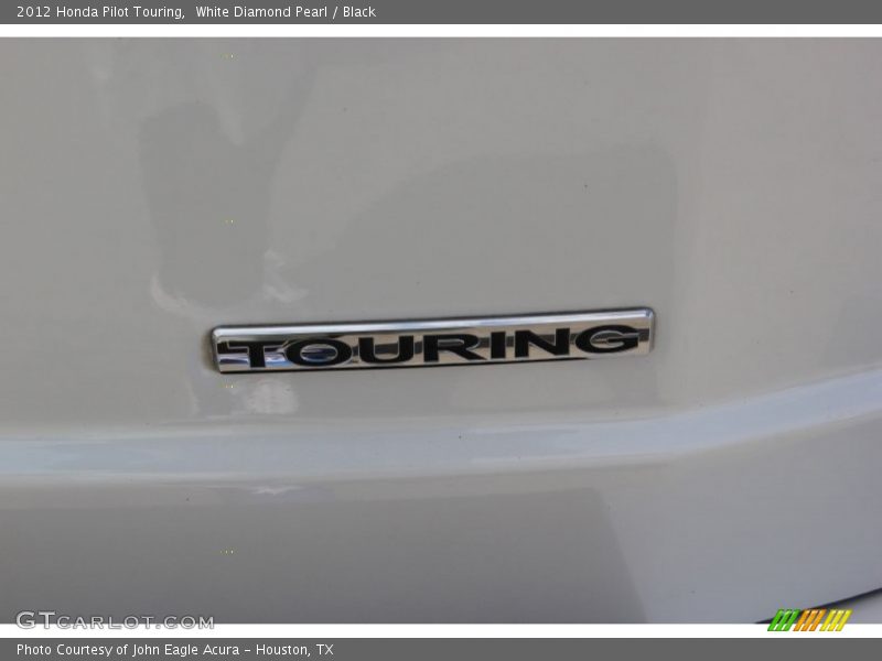 White Diamond Pearl / Black 2012 Honda Pilot Touring