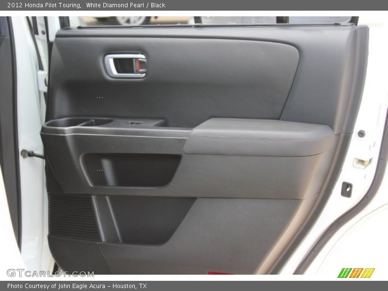 White Diamond Pearl / Black 2012 Honda Pilot Touring