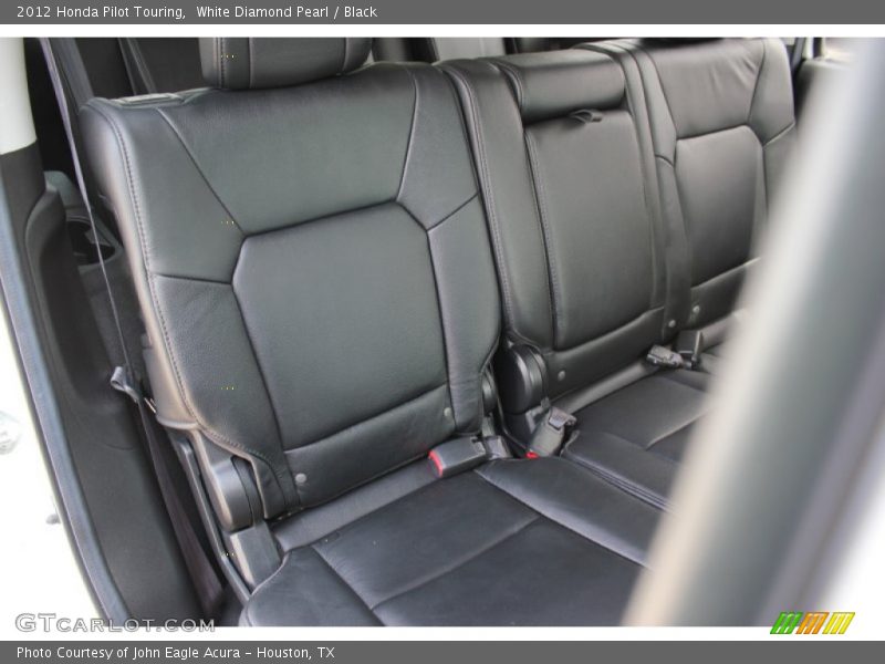White Diamond Pearl / Black 2012 Honda Pilot Touring