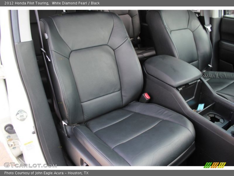 White Diamond Pearl / Black 2012 Honda Pilot Touring
