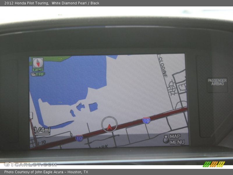 White Diamond Pearl / Black 2012 Honda Pilot Touring
