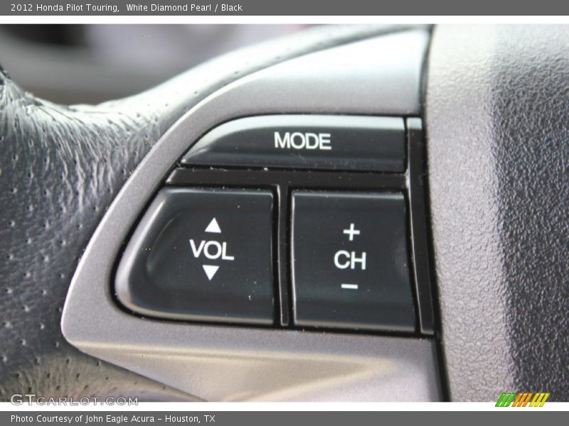 White Diamond Pearl / Black 2012 Honda Pilot Touring