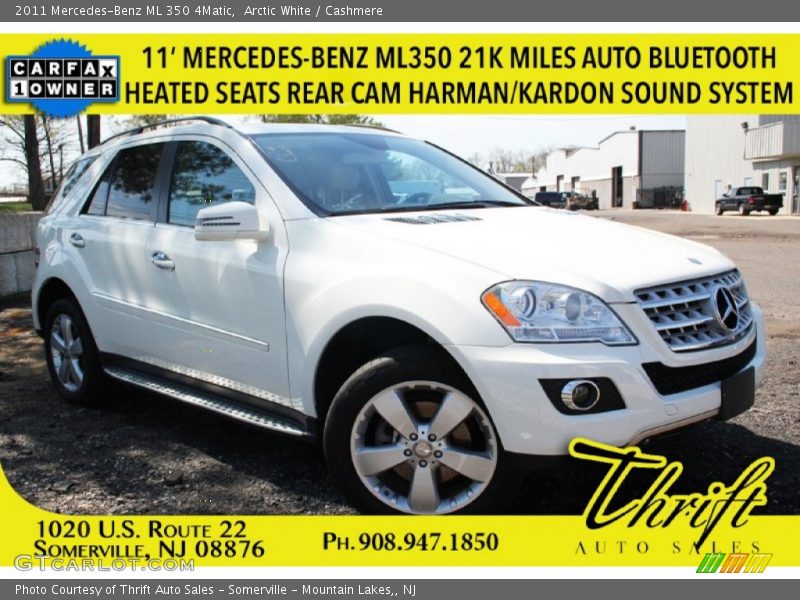 Arctic White / Cashmere 2011 Mercedes-Benz ML 350 4Matic