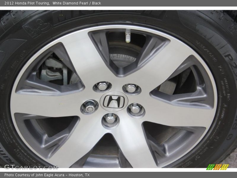 White Diamond Pearl / Black 2012 Honda Pilot Touring