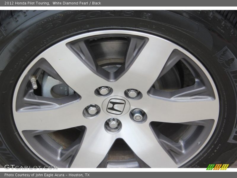 White Diamond Pearl / Black 2012 Honda Pilot Touring
