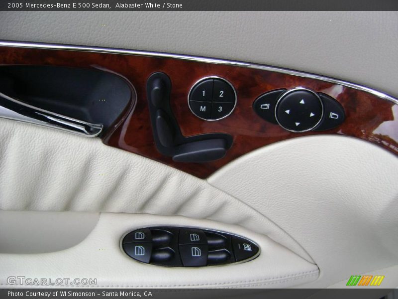 Alabaster White / Stone 2005 Mercedes-Benz E 500 Sedan