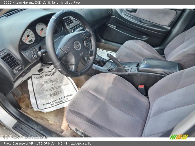 Sunlit Sand Metallic / Frost 2000 Nissan Maxima GXE