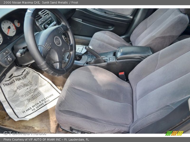 Sunlit Sand Metallic / Frost 2000 Nissan Maxima GXE