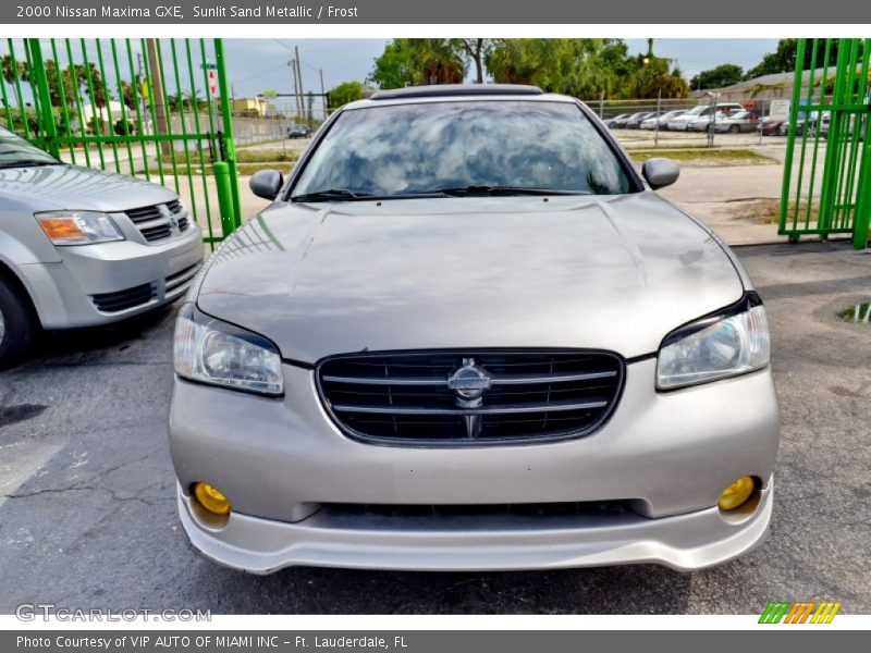 Sunlit Sand Metallic / Frost 2000 Nissan Maxima GXE