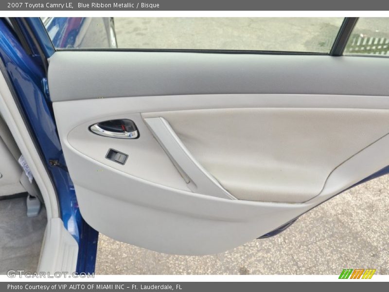 Blue Ribbon Metallic / Bisque 2007 Toyota Camry LE