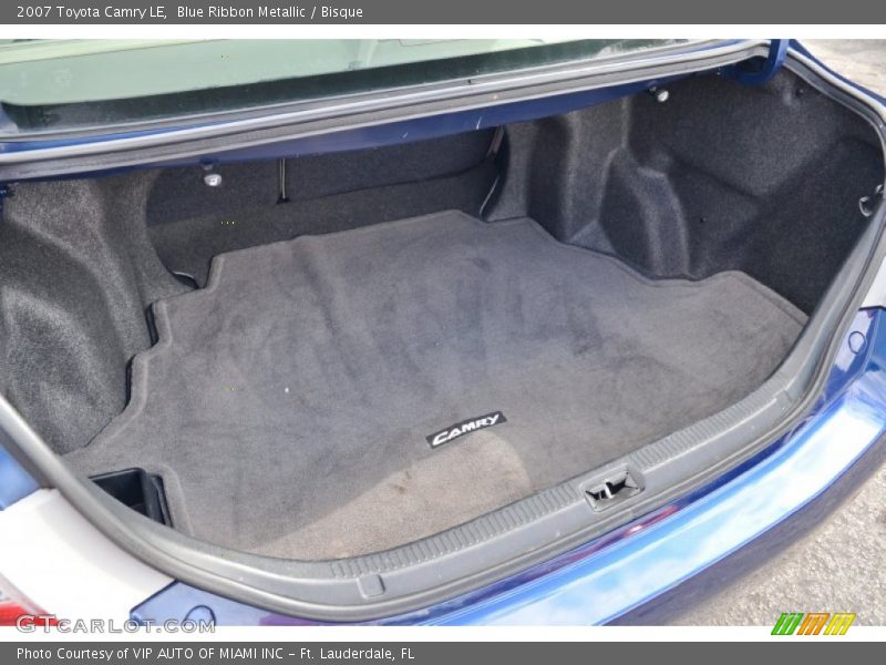  2007 Camry LE Trunk