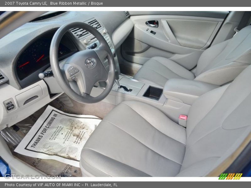  2007 Camry LE Bisque Interior