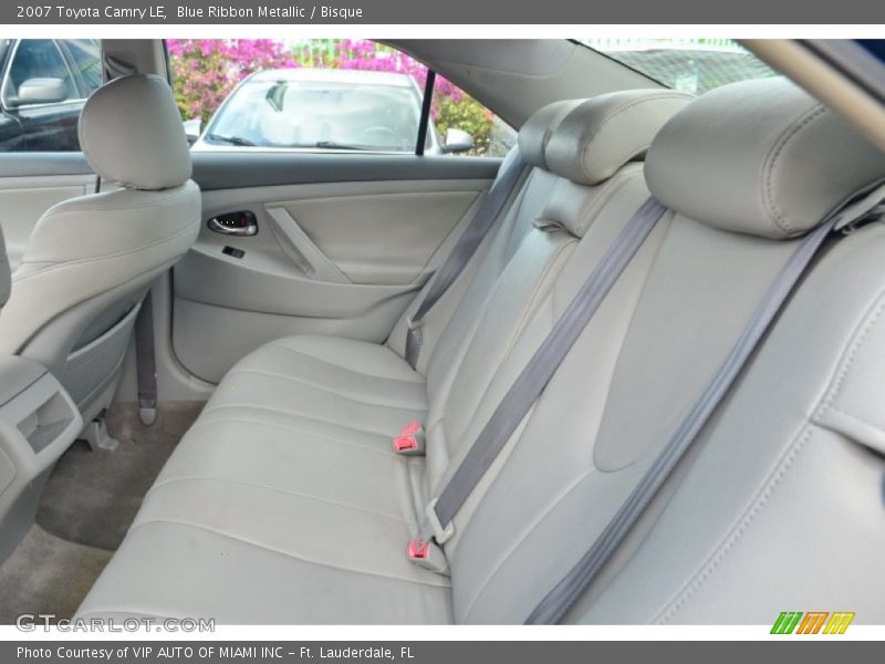 Blue Ribbon Metallic / Bisque 2007 Toyota Camry LE