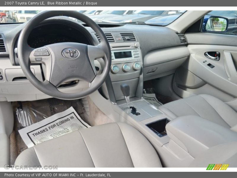  2007 Camry LE Bisque Interior