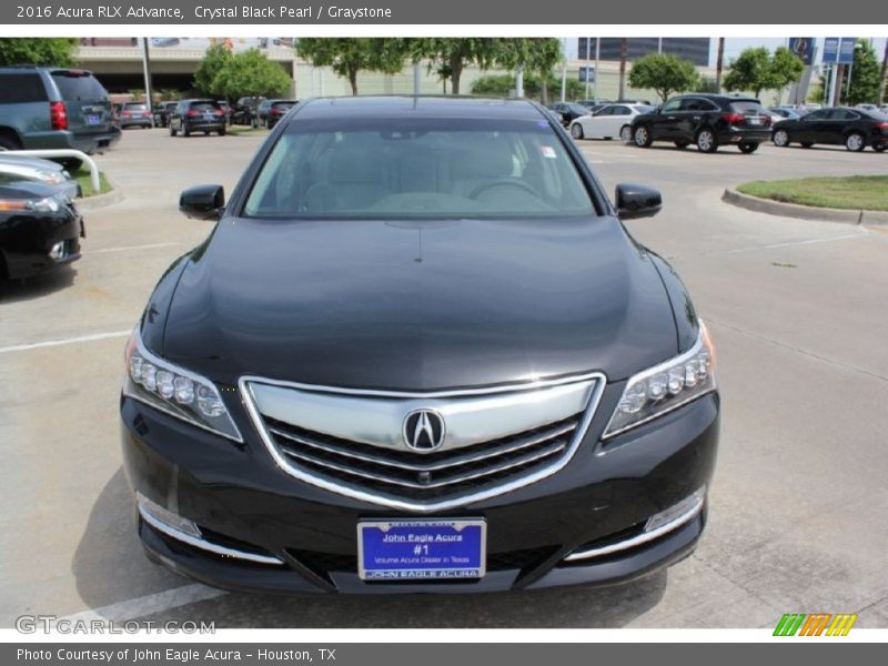Crystal Black Pearl / Graystone 2016 Acura RLX Advance