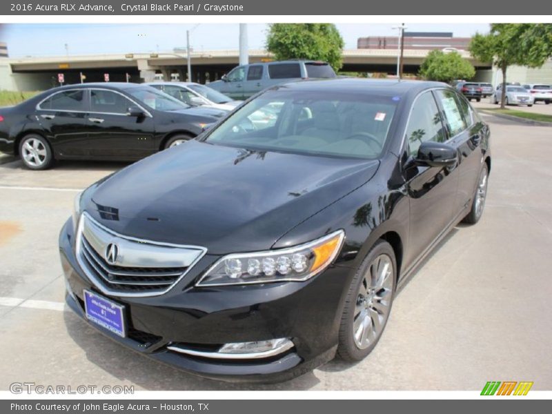 Crystal Black Pearl / Graystone 2016 Acura RLX Advance