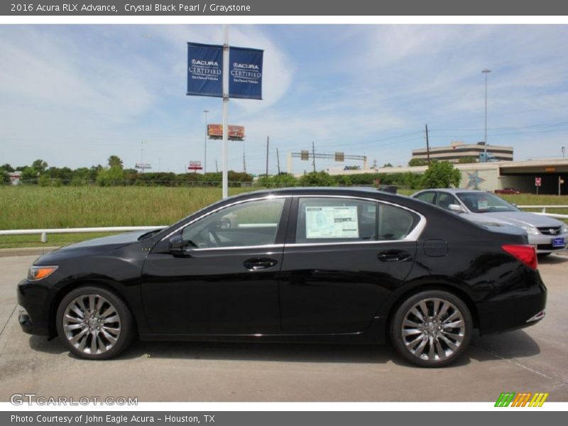 Crystal Black Pearl / Graystone 2016 Acura RLX Advance