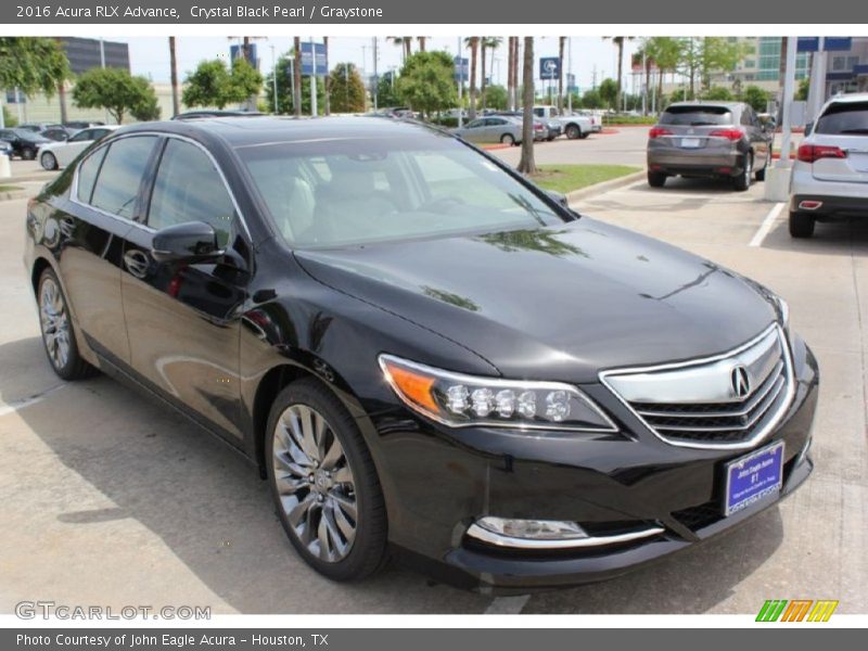 Crystal Black Pearl / Graystone 2016 Acura RLX Advance