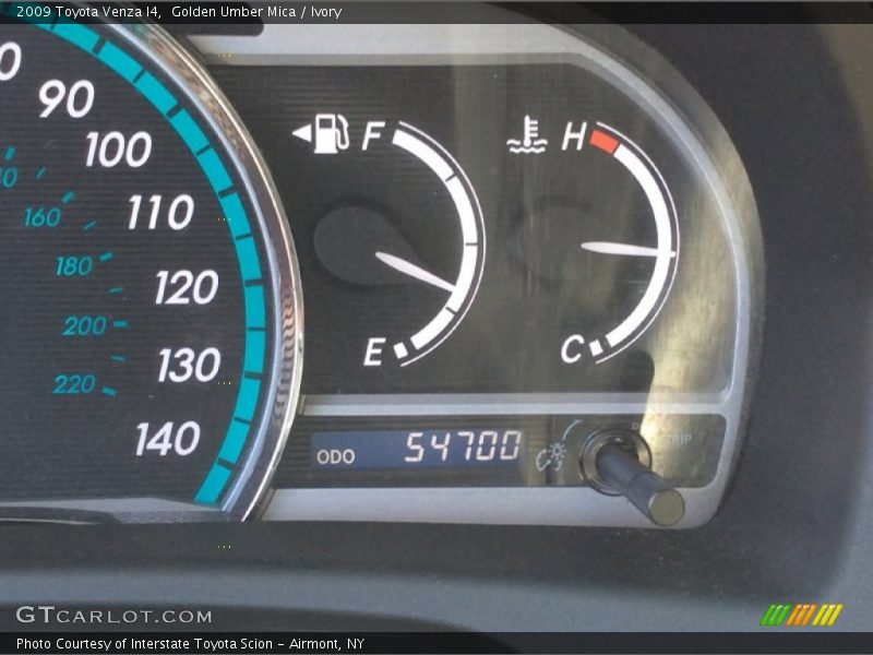 Golden Umber Mica / Ivory 2009 Toyota Venza I4