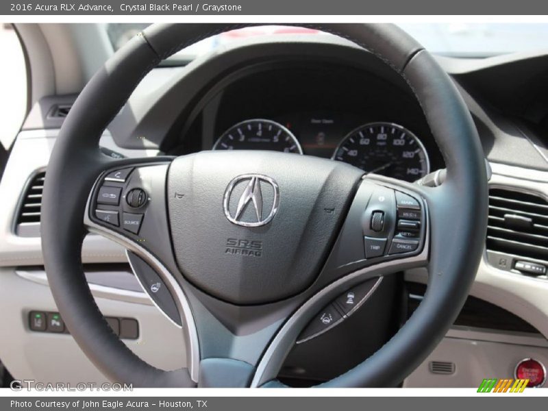 Crystal Black Pearl / Graystone 2016 Acura RLX Advance
