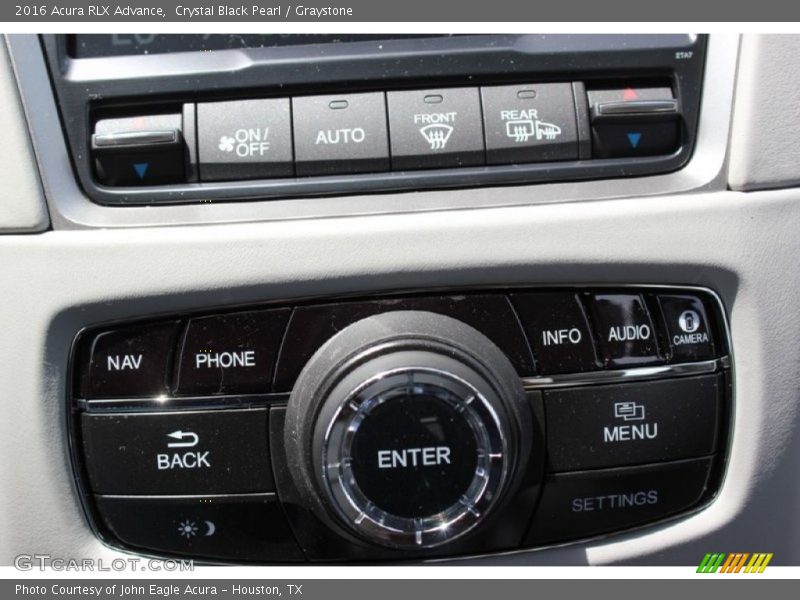 Crystal Black Pearl / Graystone 2016 Acura RLX Advance