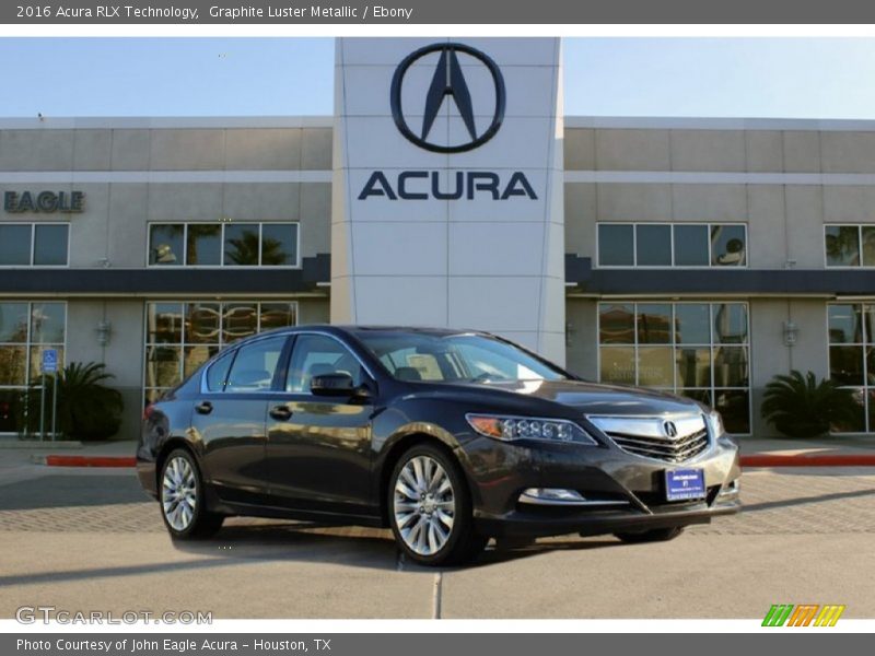 Graphite Luster Metallic / Ebony 2016 Acura RLX Technology