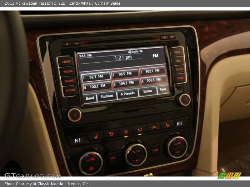 Candy White / Cornsilk Beige 2013 Volkswagen Passat TDI SEL