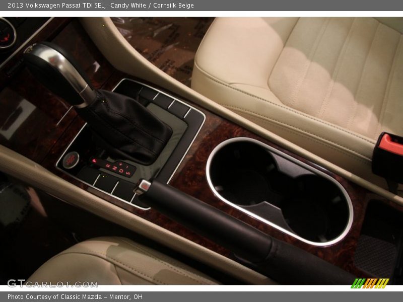 Candy White / Cornsilk Beige 2013 Volkswagen Passat TDI SEL