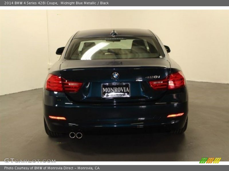 Midnight Blue Metallic / Black 2014 BMW 4 Series 428i Coupe