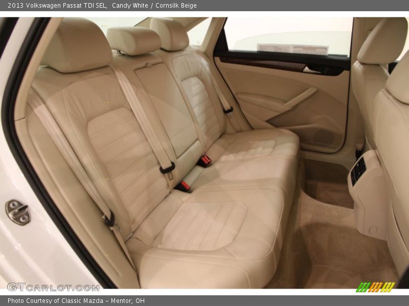 Candy White / Cornsilk Beige 2013 Volkswagen Passat TDI SEL